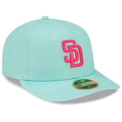 Men's San Diego Padres New Era Mint 2022 City Connect Low Profile 59FIFTY Fitted Hat -San Diego Padres Caps Sales mens new era mint san diego padres 2022 city connect low profile 59fifty fitted hat pi4464000 altimages ff 4464413 1d099c361a92e0942e51alt3 full