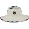 Men's New York Yankees New Era Natural Retro Beachin' Bucket Hat