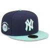 Men's New York Yankees New Era Navy 100th Anniversary Team UV 59FIFTY Fitted Hat -San Diego Padres Caps Sales mens new era navy new york yankees 100th anniversary team uv 59fifty fitted hat pi4627000 altimages ff 4627074 a15c25acdf0fff1c5611alt1 full