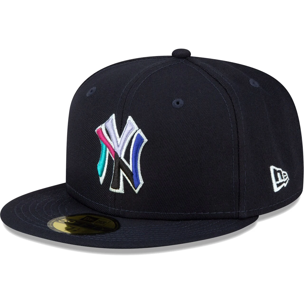 Men's New York Yankees New Era Navy 1996 World Series Polar Lights 59FIFTY Fitted Hat 5 Men's New York Yankees New Era Navy 1996 World Series Polar Lights 59FIFTY Fitted Hat - Image 3
