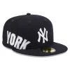 Men's New York Yankees New Era Navy Arch 59FIFTY Fitted Hat