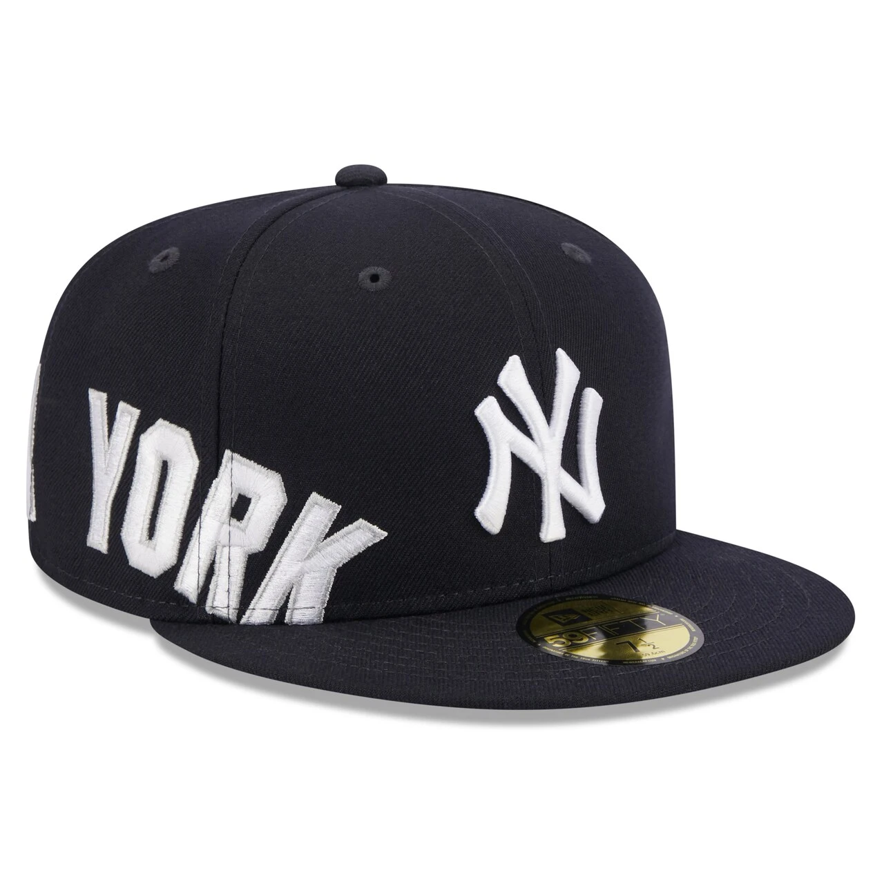 Men's New York Yankees New Era Navy Arch 59FIFTY Fitted Hat 3 Men's New York Yankees New Era Navy Arch 59FIFTY Fitted Hat