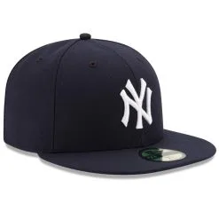 Men's New York Yankees New Era Navy Game Authentic Collection On-Field 59FIFTY Fitted Hat -San Diego Padres Caps Sales mens new era navy new york yankees game authentic collection on field 59fifty fitted hat pi2659000 altimages ff 2659252alt3 full