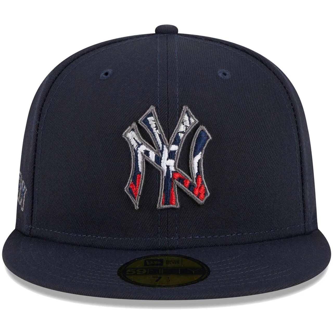 Men's New York Yankees New Era Navy Script Fill 59FIFTY Fitted Hat 4 Men's New York Yankees New Era Navy Script Fill 59FIFTY Fitted Hat - Image 2