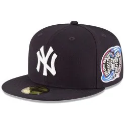 Men's New York Yankees New Era Navy Side Patch 2000 Subway World Series 59FIFTY Fitted Hat