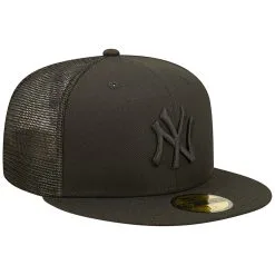 Men's New York Yankees New Era Blackout Trucker 59FIFTY Fitted Hat -San Diego Padres Caps Sales mens new era new york yankees blackout trucker 59fifty fitted hat pi4582000 altimages ff 4582686 d6eb5deb179da863ed7aalt3 full