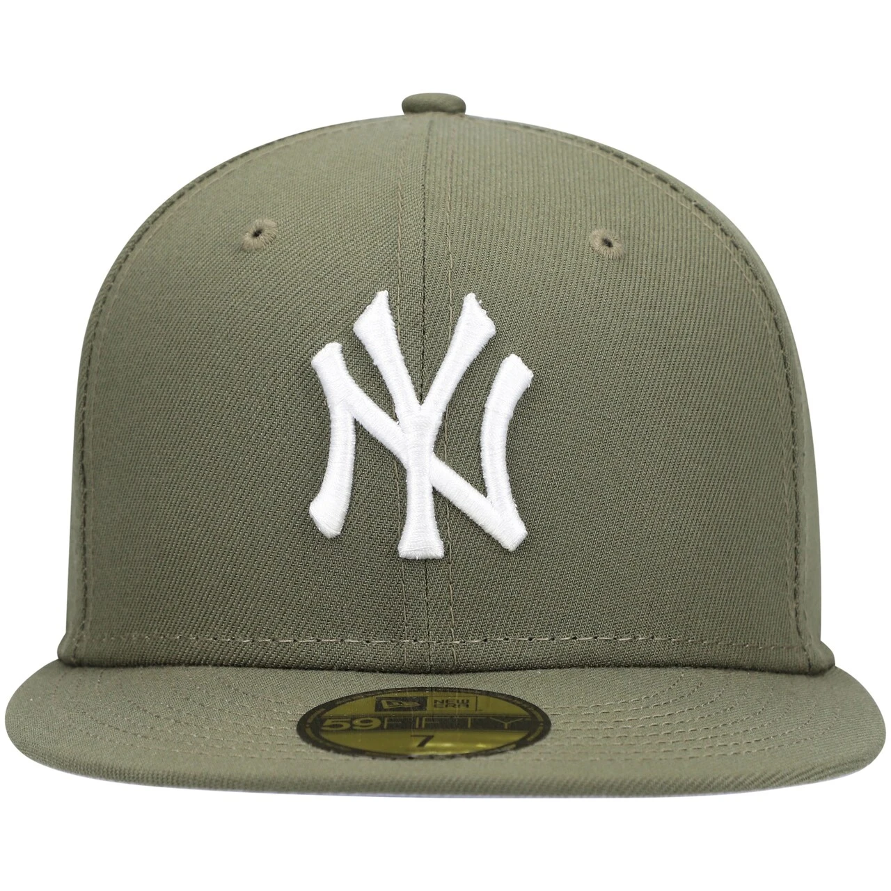 Men's New York Yankees New Era Olive White Logo 59FIFTY Fitted Hat 4 Men's New York Yankees New Era Olive White Logo 59FIFTY Fitted Hat - Image 2