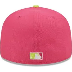 Men's Brooklyn Dodgers New Era Pink 1955 World Series Champions Beetroot Cyber 59FIFTY Fitted Hat -San Diego Padres Caps Sales mens new era pink brooklyn dodgers 1955 world series champions beetroot cyber 59fifty fitted hat pi4692000 altimages ff 4692834 929f2a558135a06d6646alt4 full