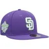 Men's San Diego Padres New Era Purple Lime Side Patch 59FIFTY Fitted Hat