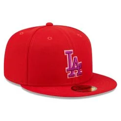 Men's Los Angeles Dodgers New Era Red Purple Undervisor 59FIFTY Fitted Hat -San Diego Padres Caps Sales mens new era red los angeles dodgers purple undervisor 59fifty fitted hat pi4582000 altimages ff 4582726 a73da2716f3dc1a1d06balt3 full
