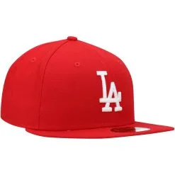 Men's Los Angeles Dodgers New Era Red White Logo 59FIFTY Fitted Hat -San Diego Padres Caps Sales mens new era red los angeles dodgers white logo 59fifty fitted hat pi4208000 altimages ff 4208685 186e74f9843299e0e22balt3 full
