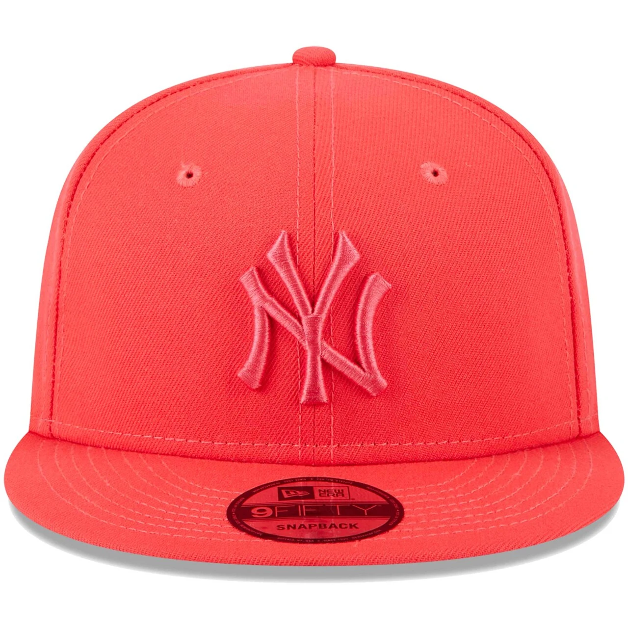 Men's New York Yankees New Era Red Spring Color Basic 9FIFTY Snapback Hat 4 Men's New York Yankees New Era Red Spring Color Basic 9FIFTY Snapback Hat - Image 2