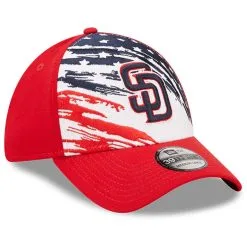 Men's San Diego Padres New Era Red 2022 4th Of July 39THIRTY Flex Hat -San Diego Padres Caps Sales mens new era red san diego padres 2022 4th of july 39thirty flex hat pi4532000 altimages ff 4532952 471998d656c4e0b46156alt3 full