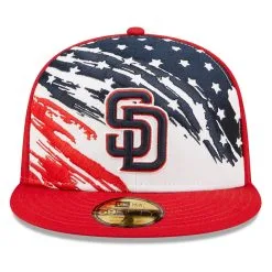 Men's San Diego Padres New Era Red 2022 4th Of July On-Field 59FIFTY Fitted Hat -San Diego Padres Caps Sales mens new era red san diego padres 2022 4th of july on field 59fifty fitted hat pi4533000 altimages ff 4533015 2d9185fc6c8b18d355b4alt2 full