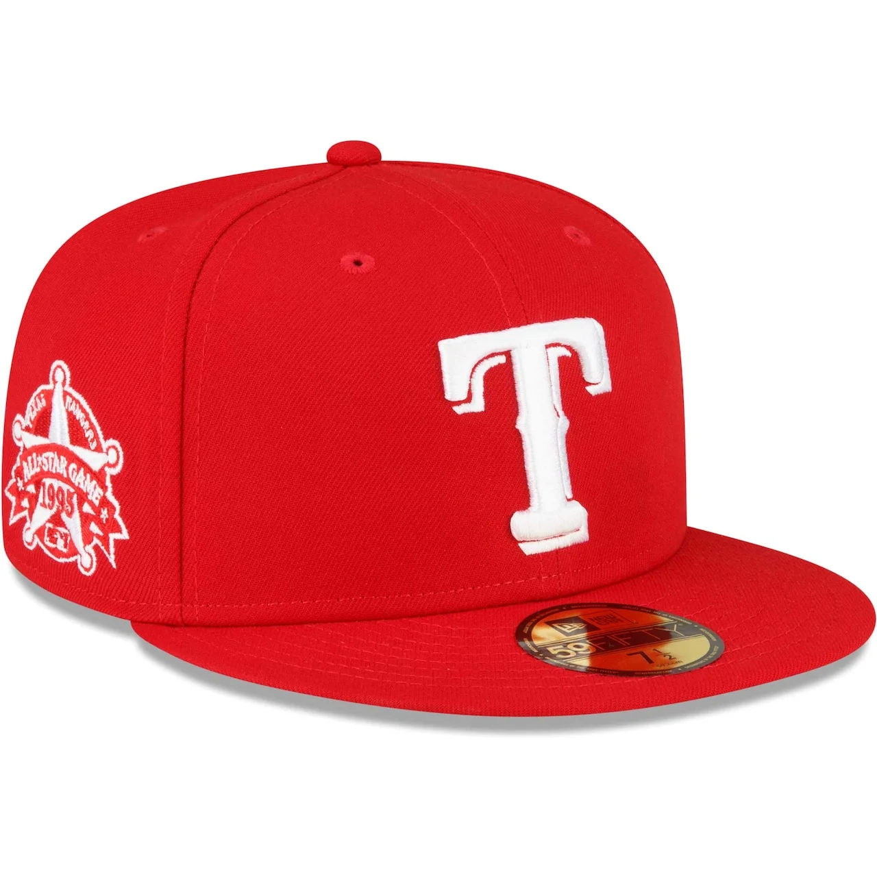 Men's Texas Rangers New Era Red Sidepatch 59FIFTY Fitted Hat 3 Men's Texas Rangers New Era Red Sidepatch 59FIFTY Fitted Hat