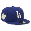 Men's Los Angeles Dodgers New Era Royal 1988 World Series Champions Citrus Pop UV 59FIFTY Fitted Hat