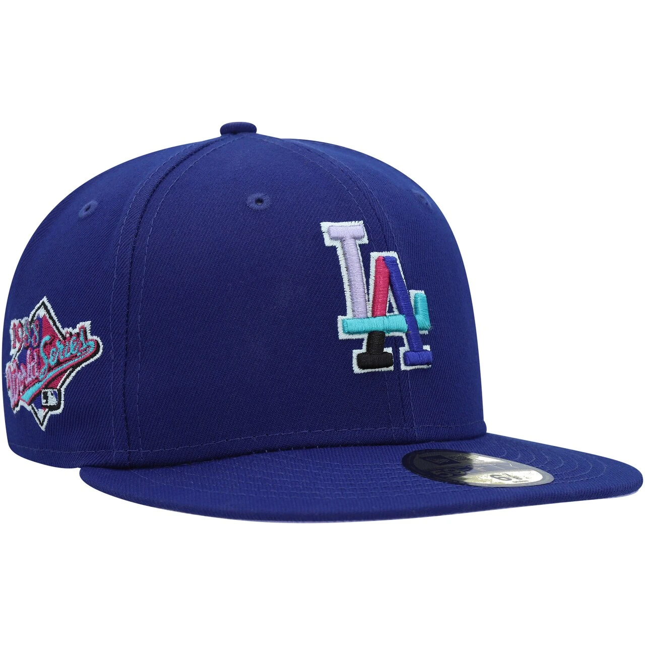 Men's Los Angeles Dodgers New Era Royal 1988 World Series Polar Lights 59FIFTY Fitted Hat 3 Men's Los Angeles Dodgers New Era Royal 1988 World Series Polar Lights 59FIFTY Fitted Hat