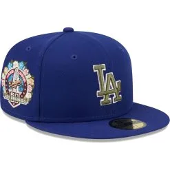Men's Los Angeles Dodgers New Era Royal 60th Anniversary Spring Training Botanical 59FIFTY Fitted Hat