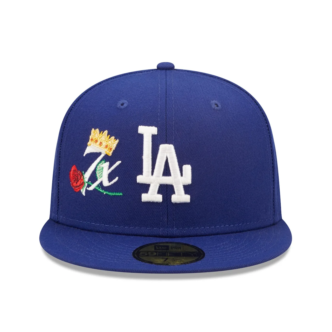 Men's Los Angeles Dodgers New Era Royal 7x World Series Champions Crown 59FIFTY Fitted Hat 4 Men's Los Angeles Dodgers New Era Royal 7x World Series Champions Crown 59FIFTY Fitted Hat - Image 2