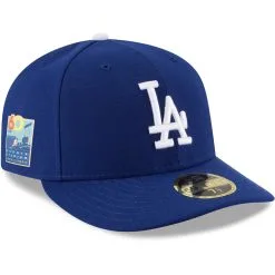 Men's Los Angeles Dodgers New Era Royal Authentic Collection On-Field Dodger Stadium 60th Anniversary Low Profile 59FIFTY Fitted Hat
