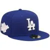 Men's Los Angeles Dodgers New Era Royal Pop Sweatband Undervisor 1988 MLB World Series Cooperstown Collection 59FIFTY Fitted Hat