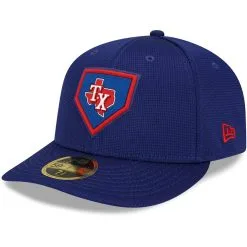 Men's Texas Rangers New Era Royal 2022 Clubhouse Alternate Logo Low Profile 59FIFTY Fitted Hat