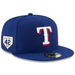 Men's Texas Rangers New Era Royal 2023 Jackie Robinson Day 59FIFTY Fitted Hat