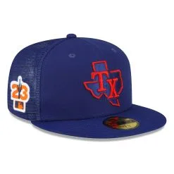 Men's Texas Rangers New Era Royal 2023 Spring Training 59FIFTY Fitted Hat