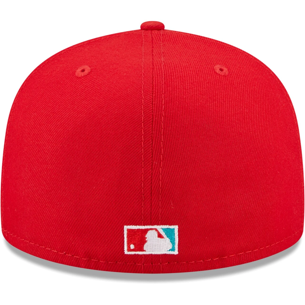 Men's New York Yankees New Era Scarlet 1999 World Series Teal Undervisor 59FIFTY Fitted Hat 6 Men's New York Yankees New Era Scarlet 1999 World Series Teal Undervisor 59FIFTY Fitted Hat - Image 4