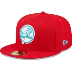 Men's New York Yankees New Era Scarlet Yankee Stadium Teal Undervisor 59FIFTY Fitted Hat 8 Men's New York Yankees New Era Scarlet Yankee Stadium Teal Undervisor 59FIFTY Fitted Hat -San Diego Padres Caps Sales mens new era scarlet new york yankees yankee stadium teal undervisor 59fifty fitted hat pi4694000 altimages ff 4694106 0830548caf6b071cd75dalt3 full