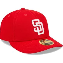 Men's San Diego Padres New Era Scarlet Low Profile 59FIFTY Fitted Hat -San Diego Padres Caps Sales mens new era scarlet san diego padres low profile 59fifty fitted hat ss5 p 200023027pv 3u b19ap6w1rom6csskuux2v bfepakf9qw0vbcm8bbln