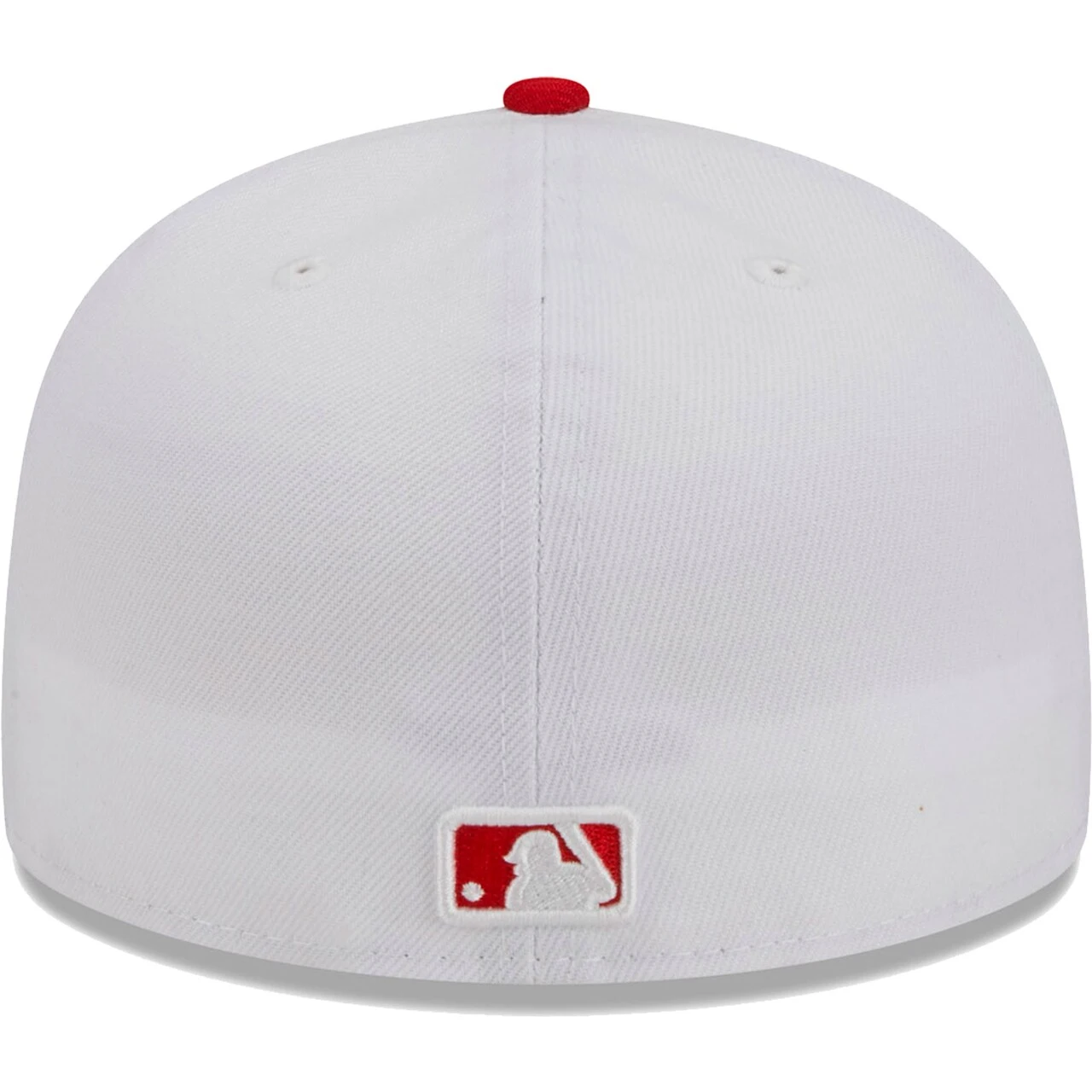 Men's Los Angeles Dodgers New Era White Optic 59FIFTY Fitted Hat 6 Men's Los Angeles Dodgers New Era White Optic 59FIFTY Fitted Hat - Image 4
