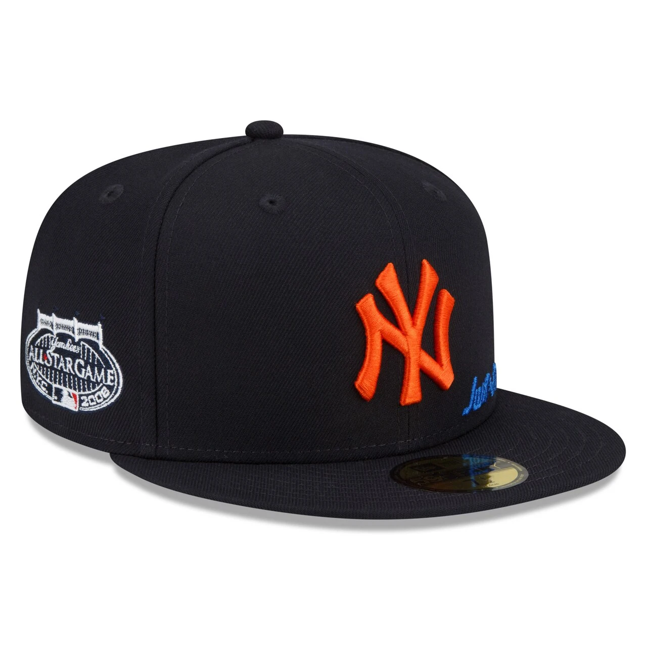 Men's New York Yankees New Era X Just Don Navy 59FIFTY Fitted Hat 5 Men's New York Yankees New Era X Just Don Navy 59FIFTY Fitted Hat - Image 3