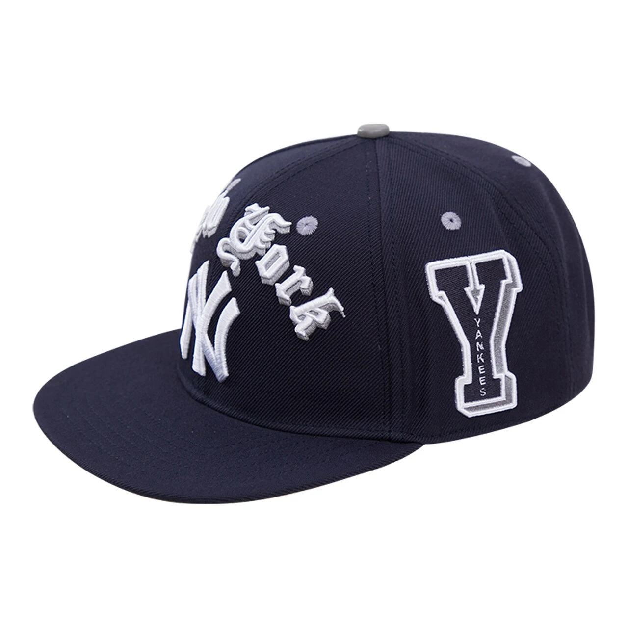Men's New York Yankees Pro Standard Navy 1999 World Series Old English Snapback Hat 3 Men's New York Yankees Pro Standard Navy 1999 World Series Old English Snapback Hat