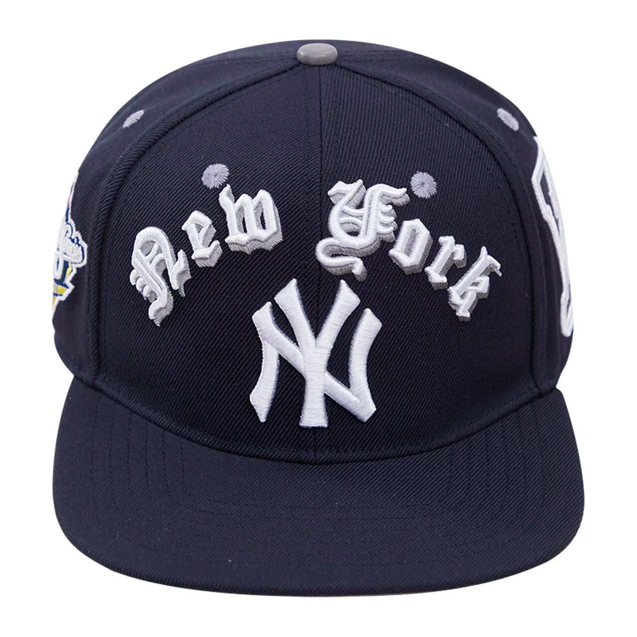 Men's New York Yankees Pro Standard Navy 1999 World Series Old English Snapback Hat 4 Men's New York Yankees Pro Standard Navy 1999 World Series Old English Snapback Hat - Image 2