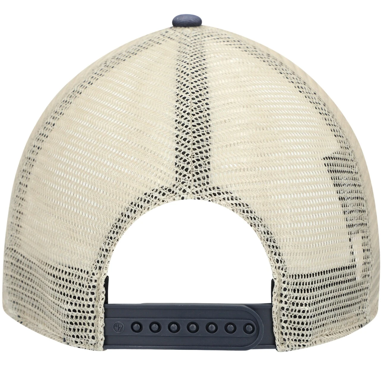 Men's New York Yankees '47 Navy/Natural Flagship Washed MVP Trucker Snapback Hat 6 Men's New York Yankees '47 Navy/Natural Flagship Washed MVP Trucker Snapback Hat - Image 4