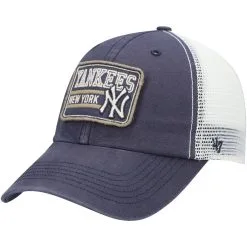 Men's New York Yankees '47 Navy/Natural Off Ramp Clean Up Trucker Adjustable Hat