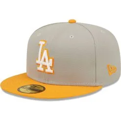 Men's Los Angeles Dodgers New Era Gray/Orange 2020 World Series Cooperstown Collection Undervisor 59FIFTY Fitted Hat -San Diego Padres Caps Sales orange los angeles dodgers 2020 world series cooperstown collection undervisor 59fifty fitted hat pi4625000 altimages ff 4625607 5285079112b425235b65alt3 full