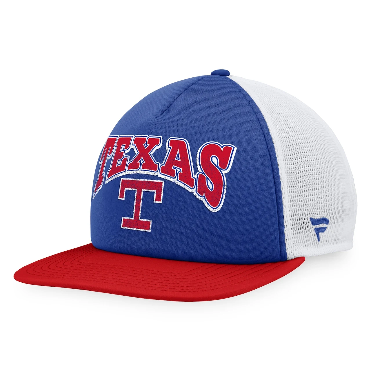 Men's Texas Rangers Fanatics Branded Royal/Red Heritage Foam Front Trucker Snapback Hat 3 Men's Texas Rangers Fanatics Branded Royal/Red Heritage Foam Front Trucker Snapback Hat