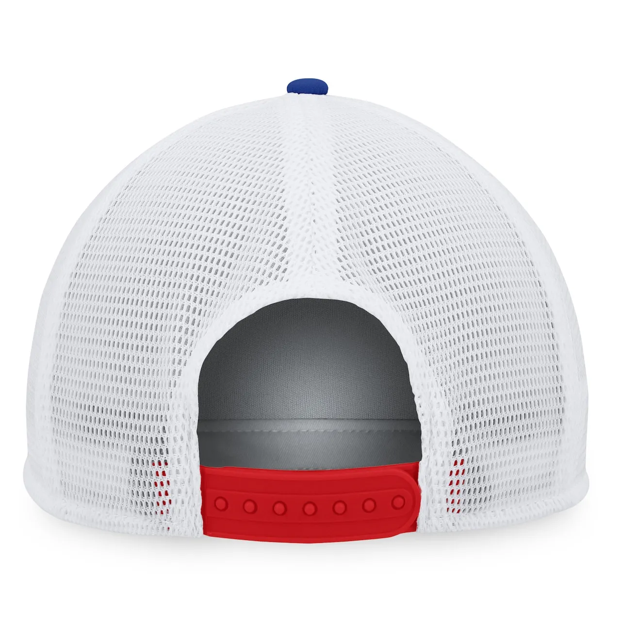 Men's Texas Rangers Fanatics Branded Royal/Red Heritage Foam Front Trucker Snapback Hat 6 Men's Texas Rangers Fanatics Branded Royal/Red Heritage Foam Front Trucker Snapback Hat - Image 4