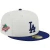 Men's Los Angeles Dodgers New Era Stone/Royal Retro 59FIFTY Fitted Hat