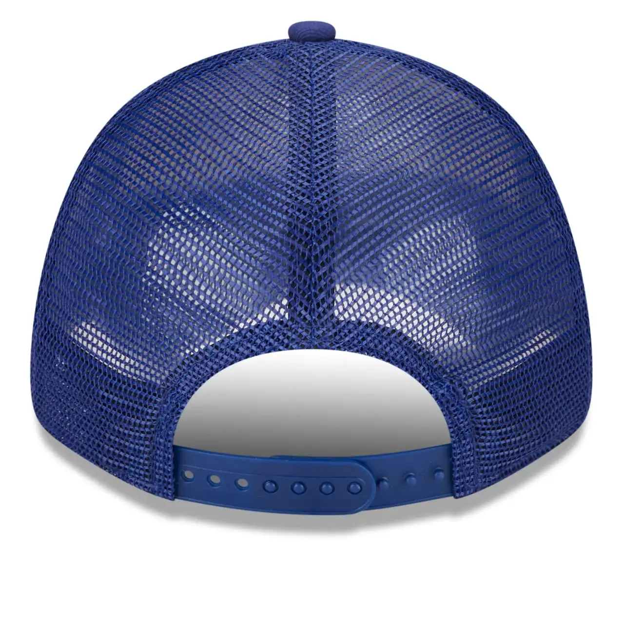 Men's Los Angeles Dodgers New Era White/Royal Team Stripe Trucker 9FORTY Snapback Hat 6 Men's Los Angeles Dodgers New Era White/Royal Team Stripe Trucker 9FORTY Snapback Hat - Image 4