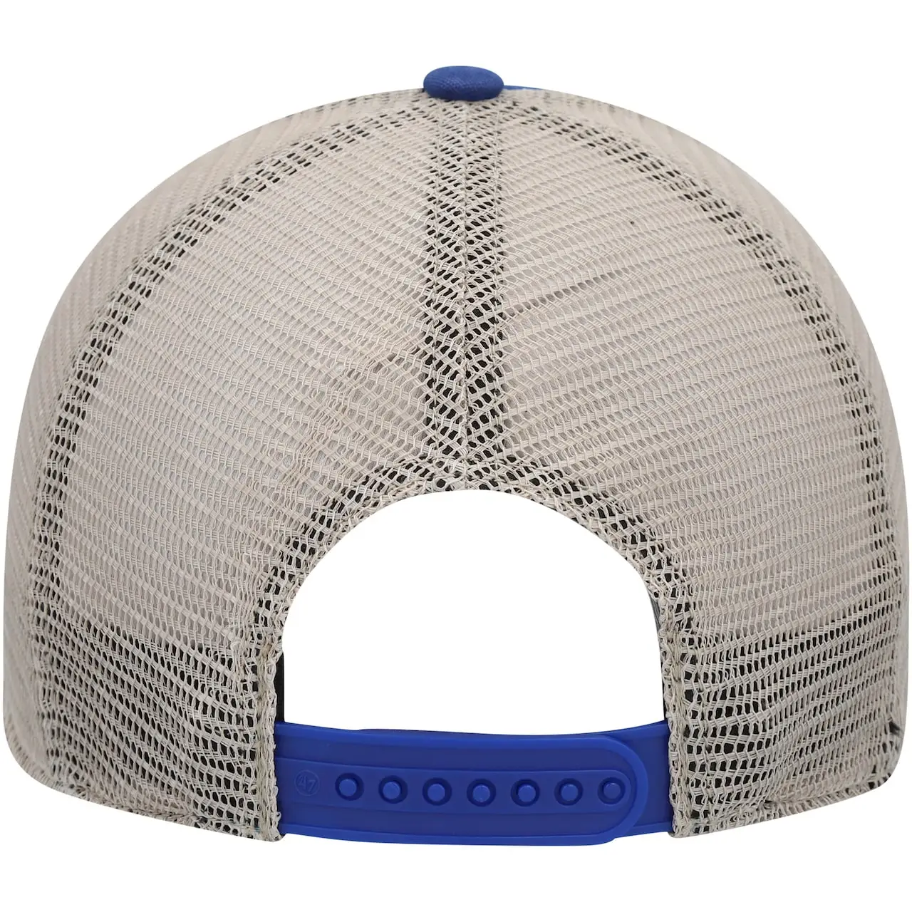 Men's Los Angeles Dodgers '47 Royal/Tan Four Stroke Clean Up Trucker Snapback Hat 6 Men's Los Angeles Dodgers '47 Royal/Tan Four Stroke Clean Up Trucker Snapback Hat - Image 4