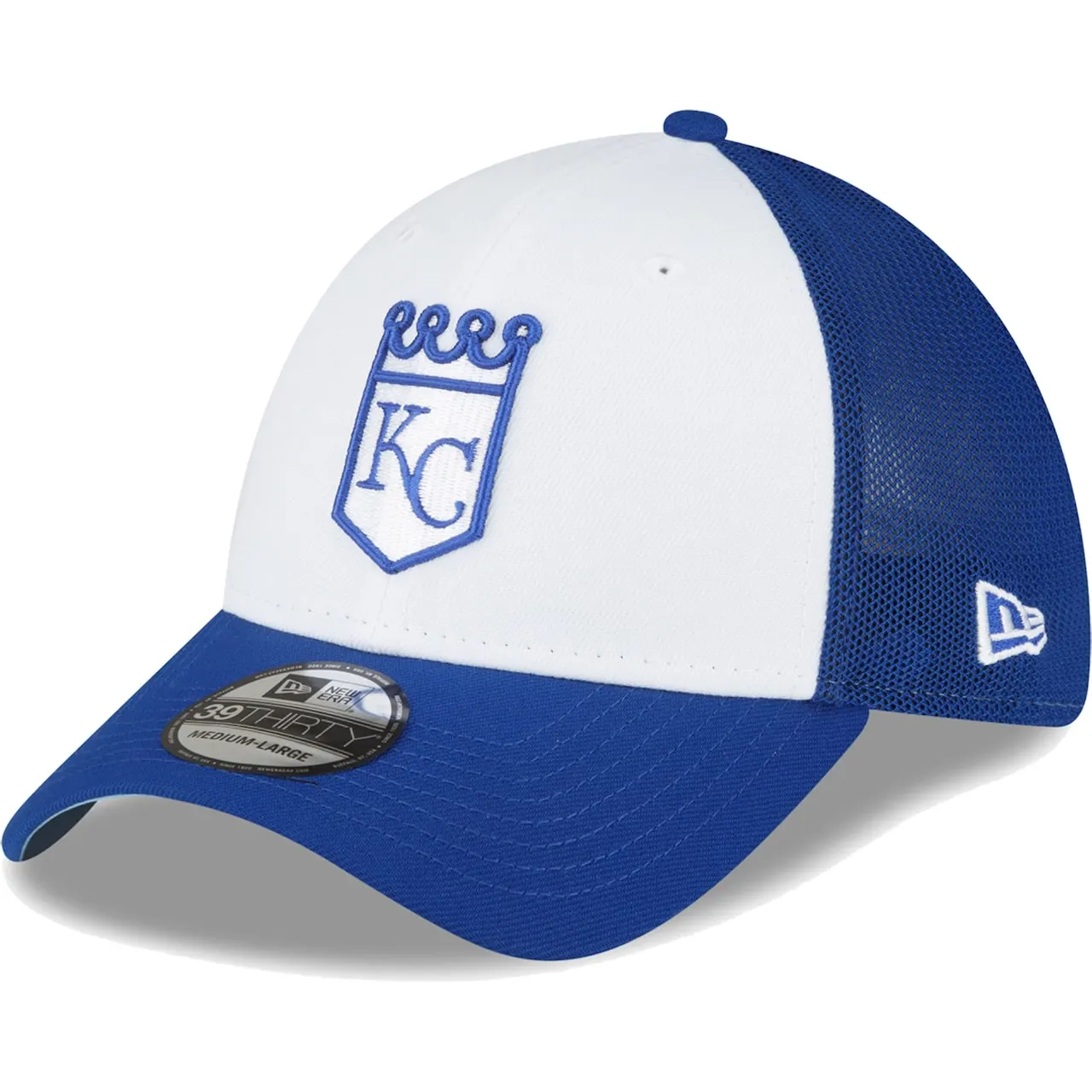 Men's Kansas City Royals New Era Royal/White 2023 On-Field Batting Practice 39THIRTY Flex Hat 3 Men's Kansas City Royals New Era Royal/White 2023 On-Field Batting Practice 39THIRTY Flex Hat