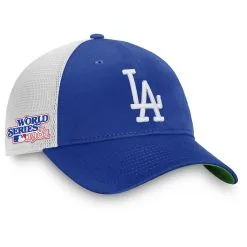 Men's Los Angeles Dodgers Fanatics Branded Royal/White 1981 World Series Patch Team Trucker Snapback Hat