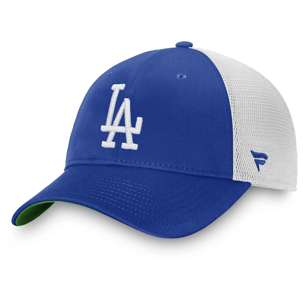Men's Los Angeles Dodgers Fanatics Branded Royal/White 1981 World Series Patch Team Trucker Snapback Hat 5 Men's Los Angeles Dodgers Fanatics Branded Royal/White 1981 World Series Patch Team Trucker Snapback Hat - Image 3