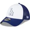 Men's Los Angeles Dodgers New Era Royal/White 2023 On-Field Batting Practice 39THIRTY Flex Hat