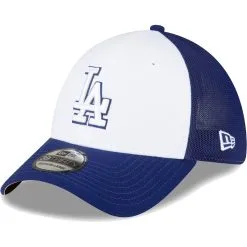Men's Los Angeles Dodgers New Era Royal/White 2023 On-Field Batting Practice 39THIRTY Flex Hat