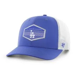 Men's Los Angeles Dodgers '47 Royal/White Burgess Trucker Snapback Hat