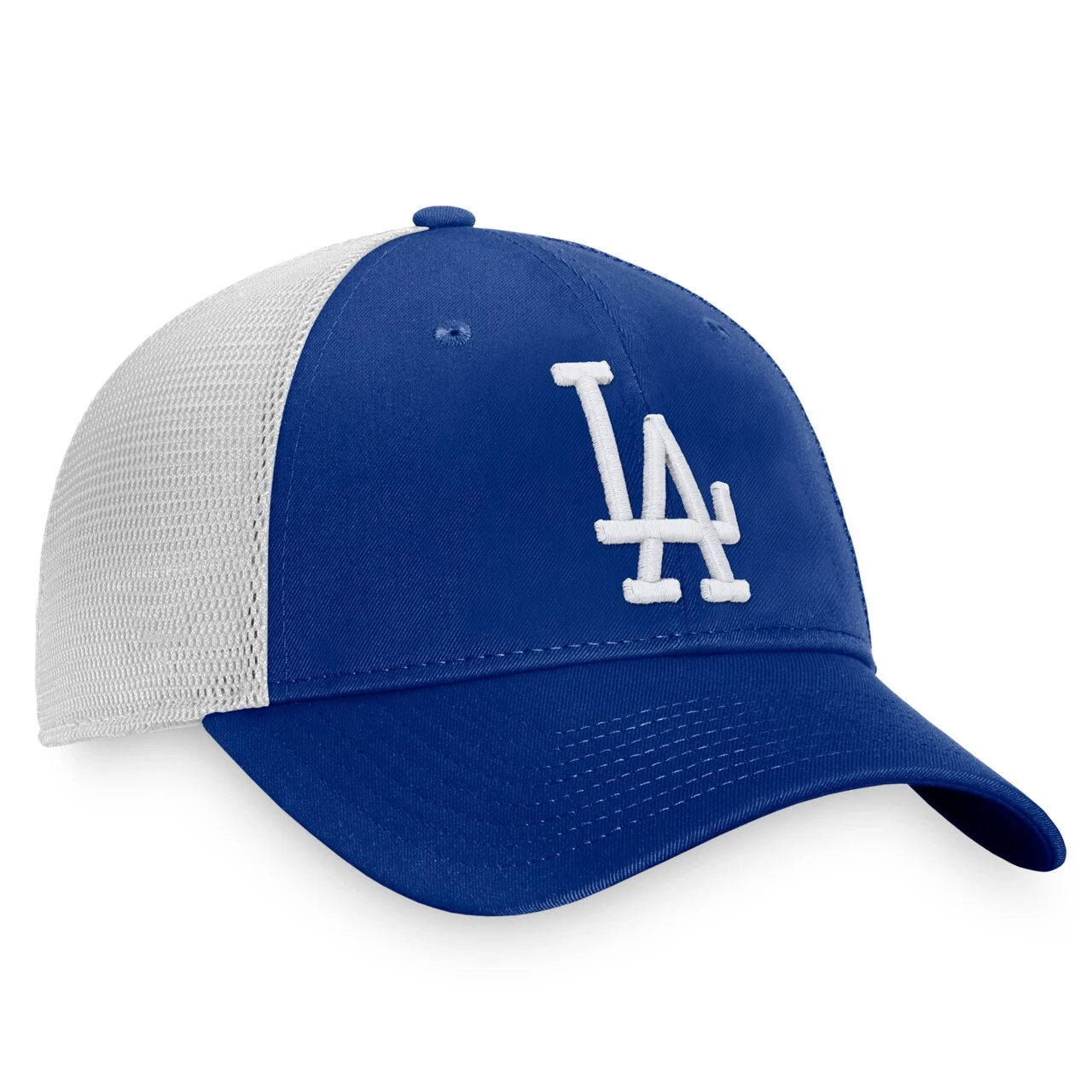 Men's Los Angeles Dodgers Fanatics Branded Royal/White Cooperstown Collection Core Trucker Snapback Hat 5 Men's Los Angeles Dodgers Fanatics Branded Royal/White Cooperstown Collection Core Trucker Snapback Hat - Image 3